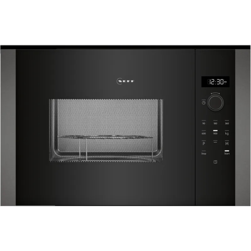 Cuptor cu microunde, încorporabil 59 x 38 cm Graphite-Grey HLAGD53G0, Neff